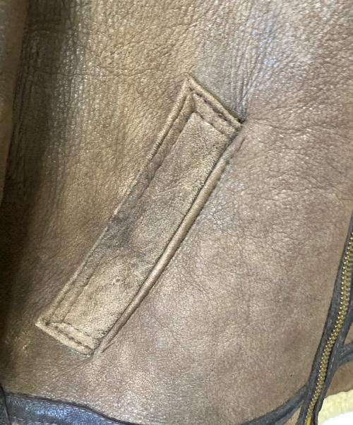 Schott（ショット）schott (ショット) B-3ムートンフライトジャケット ブラウン サイズ:40の古着・服飾アイテム