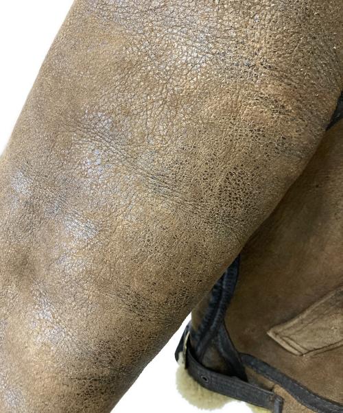 Schott（ショット）schott (ショット) B-3ムートンフライトジャケット ブラウン サイズ:40の古着・服飾アイテム