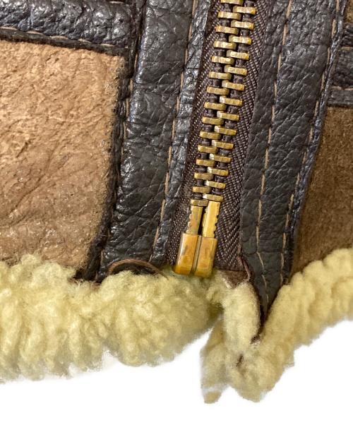 Schott（ショット）schott (ショット) B-3ムートンフライトジャケット ブラウン サイズ:40の古着・服飾アイテム