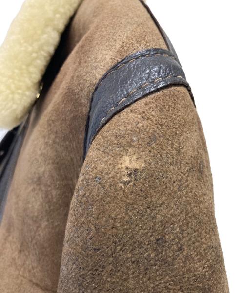 Schott（ショット）schott (ショット) B-3ムートンフライトジャケット ブラウン サイズ:40の古着・服飾アイテム