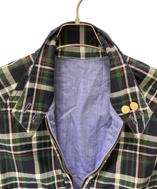 BARACUTA（バラクータ）BARACUTA (バラクータ) G9 リバーシブルスイングトップ ブルー×グリーン サイズ:40の古着・服飾アイテム