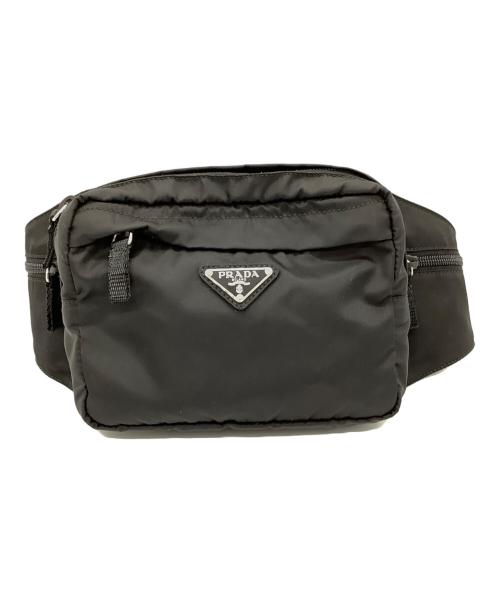 PRADA（プラダ）PRADA (プラダ) ウエストバッグ ブラックの古着・服飾アイテム