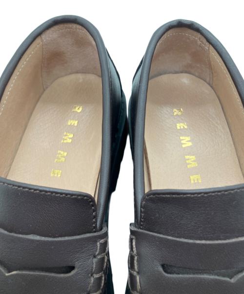 REMME（レメ）REMME (レメ) ローファー ブラウン サイズ:23.5cmの古着・服飾アイテム
