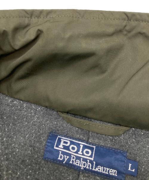 POLO RALPH LAUREN（ポロ・ラルフローレン）POLO RALPH LAUREN (ポロ・ラルフローレン) フーデッドコート カーキ サイズ:Lの古着・服飾アイテム
