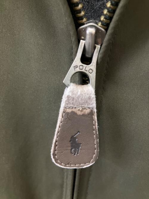 POLO RALPH LAUREN（ポロ・ラルフローレン）POLO RALPH LAUREN (ポロ・ラルフローレン) フーデッドコート カーキ サイズ:Lの古着・服飾アイテム