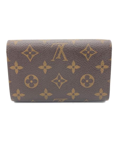 LOUIS VUITTON（ルイ ヴィトン）LOUIS VUITTON (ルイ ヴィトン) ポルトモネ・ビエ・トレゾール ブラウンの古着・服飾アイテム