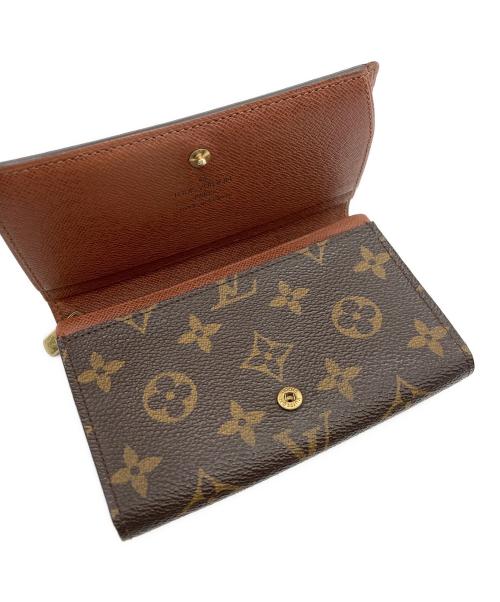 LOUIS VUITTON（ルイ ヴィトン）LOUIS VUITTON (ルイ ヴィトン) ポルトモネ・ビエ・トレゾール ブラウンの古着・服飾アイテム