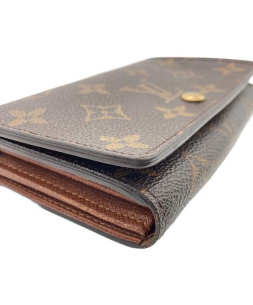 LOUIS VUITTON（ルイ ヴィトン）LOUIS VUITTON (ルイ ヴィトン) ポルトモネ・ビエ・トレゾール ブラウンの古着・服飾アイテム