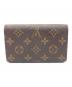 LOUIS VUITTON (ルイ ヴィトン) ポルトモネ・ビエ・トレゾール ブラウン：18000円