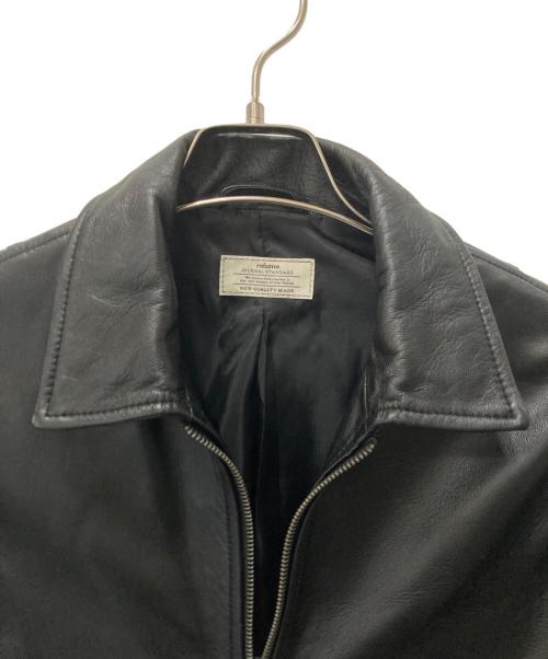 JOURNAL STANDARD relume（ジャーナルスタンダード レリューム）JOURNAL STANDARD relume (ジャーナルスタンダード レリューム) シープスキンレザージャケット ブラック サイズ:Mの古着・服飾アイテム
