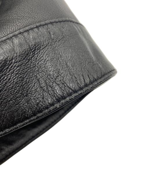 JOURNAL STANDARD relume（ジャーナルスタンダード レリューム）JOURNAL STANDARD relume (ジャーナルスタンダード レリューム) シープスキンレザージャケット ブラック サイズ:Mの古着・服飾アイテム