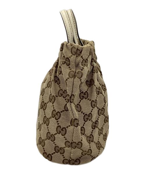 GUCCI（グッチ）GUCCI (グッチ) 2WAYショルダーバッグ ベージュ×ホワイトの古着・服飾アイテム