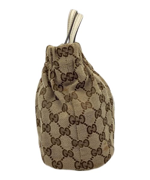 GUCCI（グッチ）GUCCI (グッチ) 2WAYショルダーバッグ ベージュ×ホワイトの古着・服飾アイテム