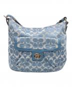 COACHコーチ）の古着「ショルダーバッグ」｜ブルー