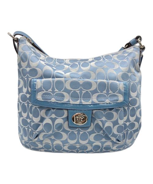 COACH（コーチ）COACH (コーチ) ショルダーバッグ ブルーの古着・服飾アイテム