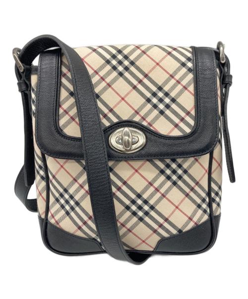 BURBERRY（バーバリー）BURBERRY (バーバリー) ショルダーバッグ ベージュ×ブラックの古着・服飾アイテム