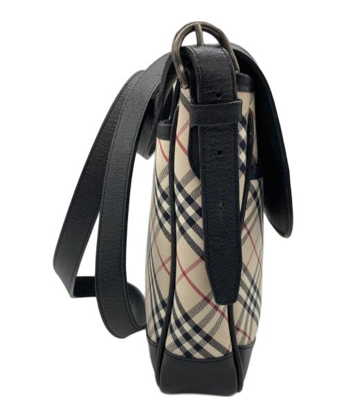 BURBERRY（バーバリー）BURBERRY (バーバリー) ショルダーバッグ ベージュ×ブラックの古着・服飾アイテム
