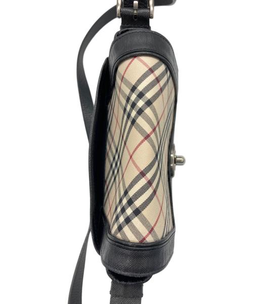 BURBERRY（バーバリー）BURBERRY (バーバリー) ショルダーバッグ ベージュ×ブラックの古着・服飾アイテム