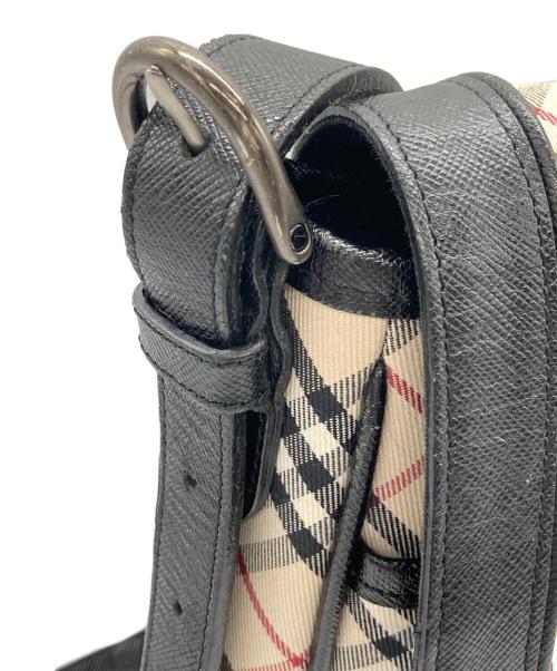 BURBERRY（バーバリー）BURBERRY (バーバリー) ショルダーバッグ ベージュ×ブラックの古着・服飾アイテム