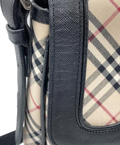 BURBERRY（バーバリー）BURBERRY (バーバリー) ショルダーバッグ ベージュ×ブラックの古着・服飾アイテム
