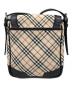 BURBERRY (バーバリー) ショルダーバッグ ベージュ×ブラック：28000円