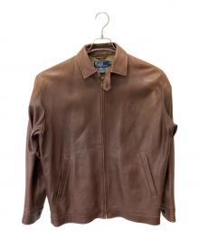 POLO RALPH LAUREN（ポロ・ラルフローレン）の古着「レザージャケット」｜ブラウン