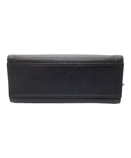 Yves Saint Laurent（イヴサンローラン）Yves Saint Laurent (イヴサンローラン) レザーハンドバッグ ブラックの古着・服飾アイテム