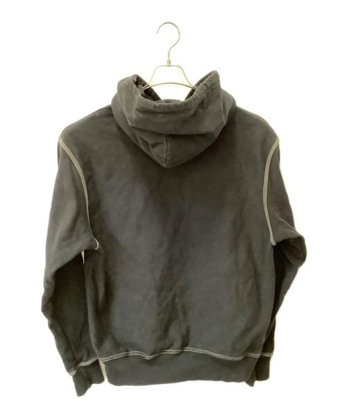 stussy（ステューシー）stussy (ステューシー) Pullover Hoodie ブラック サイズ:Mの古着・服飾アイテム