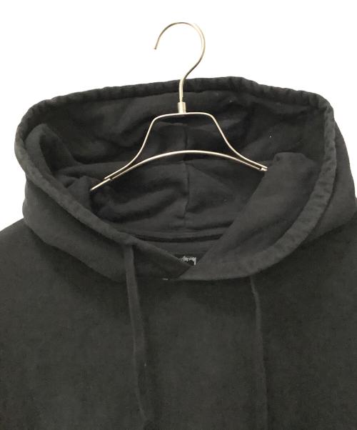 stussy（ステューシー）stussy (ステューシー) Pullover Hoodie ブラック サイズ:Mの古着・服飾アイテム