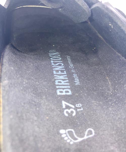 BIRKENSTOCK（ビルケンシュトック）BIRKENSTOCK (ビルケンシュトック) サンダル ブラック サイズ:37の古着・服飾アイテム