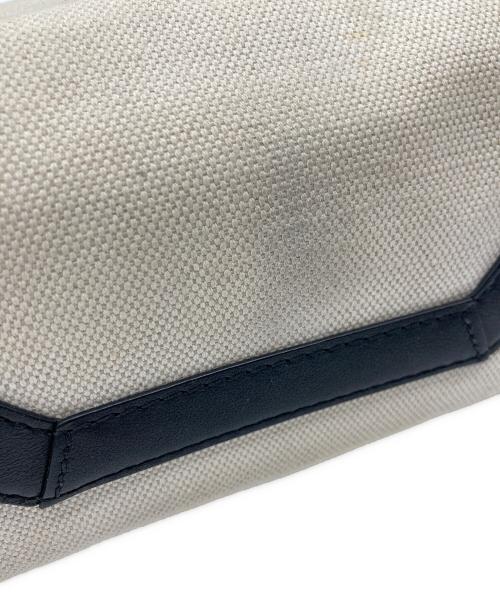 VALENTINO GARAVANI（ヴァレンティノ・ガラヴァーニ）VALENTINO GARAVANI (ヴァレンティノ・ガラヴァーニ) ロゴトートバッグ ブラック×アイボリーの古着・服飾アイテム