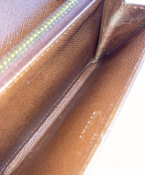 LOUIS VUITTON（ルイ ヴィトン）LOUIS VUITTON (ルイ ヴィトン) ポルトモネ・ジップ モノグラム ブラウンの古着・服飾アイテム