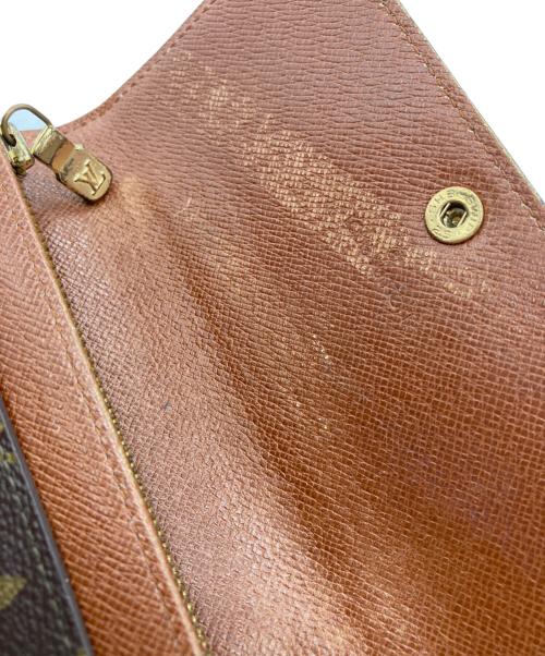 LOUIS VUITTON（ルイ ヴィトン）LOUIS VUITTON (ルイ ヴィトン) ポルトモネ・ジップ モノグラム ブラウンの古着・服飾アイテム