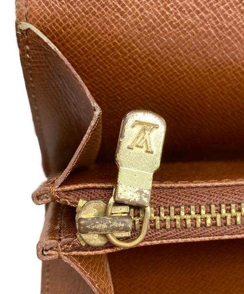 LOUIS VUITTON（ルイ ヴィトン）LOUIS VUITTON (ルイ ヴィトン) ポルトモネ・ジップ モノグラム ブラウンの古着・服飾アイテム