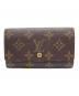 LOUIS VUITTON（ルイ ヴィトン）の古着「ポルトモネ・ジップ モノグラム」｜ブラウン