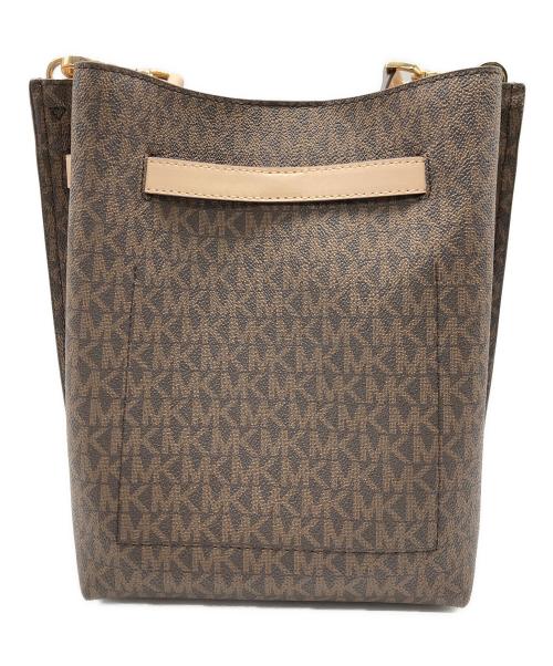 MICHAEL KORS（マイケル・コース）MICHAEL KORS (マイケル・コース) ショルダーバッグ ブラウンの古着・服飾アイテム