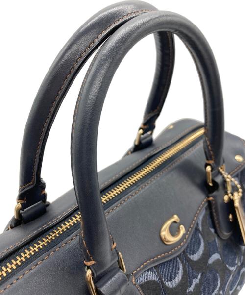 COACH（コーチ）COACH (コーチ) 2WAYバッグ ネイビーの古着・服飾アイテム