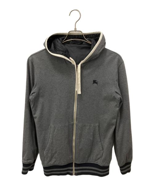 BURBERRY BLACK LABEL（バーバリーブラックレーベル）BURBERRY BLACK LABEL (バーバリーブラックレーベル) ジップパーカー グレー サイズ:2の古着・服飾アイテム