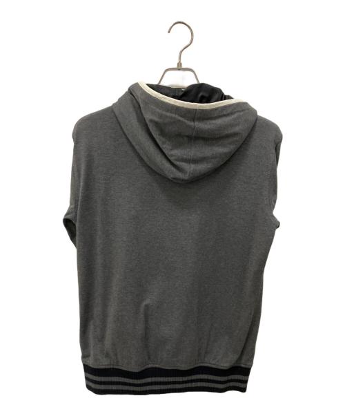 BURBERRY BLACK LABEL（バーバリーブラックレーベル）BURBERRY BLACK LABEL (バーバリーブラックレーベル) ジップパーカー グレー サイズ:2の古着・服飾アイテム