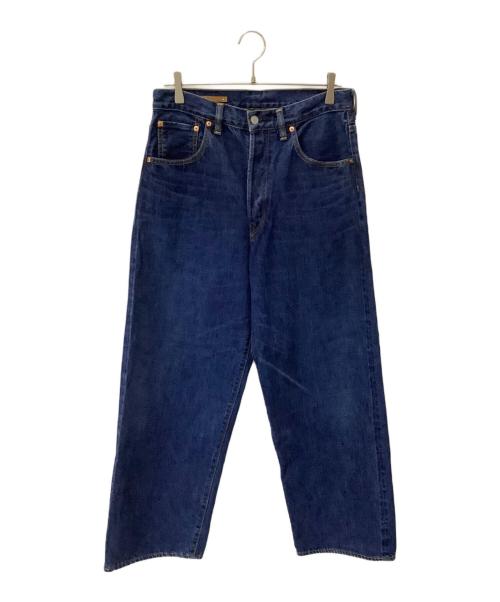 SCYEBASICS（サイベーシックス）SCYEBASICS (サイベーシックス) Selvedge Denim Used Wash Wide Leg Jeans インディゴ サイズ:30の古着・服飾アイテム
