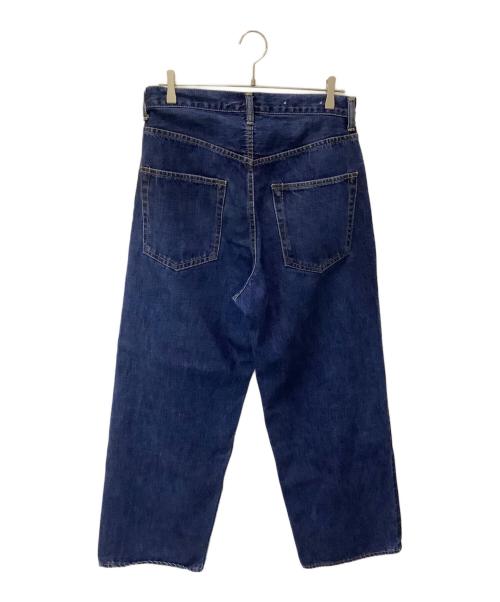 SCYEBASICS（サイベーシックス）SCYEBASICS (サイベーシックス) Selvedge Denim Used Wash Wide Leg Jeans インディゴ サイズ:30の古着・服飾アイテム
