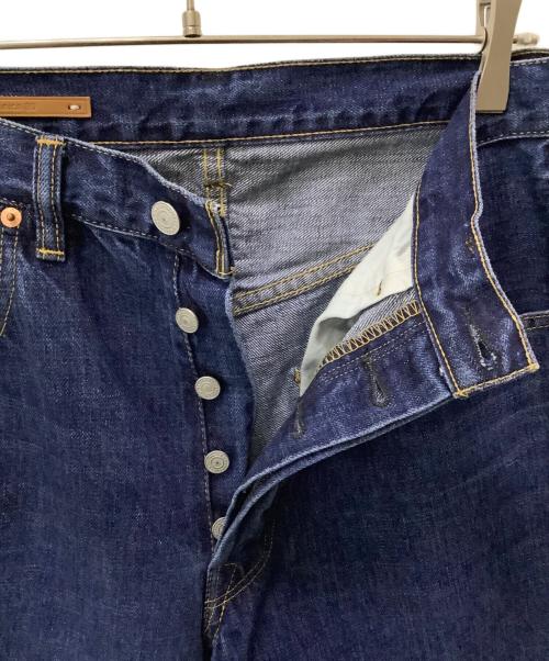 SCYEBASICS（サイベーシックス）SCYEBASICS (サイベーシックス) Selvedge Denim Used Wash Wide Leg Jeans インディゴ サイズ:30の古着・服飾アイテム