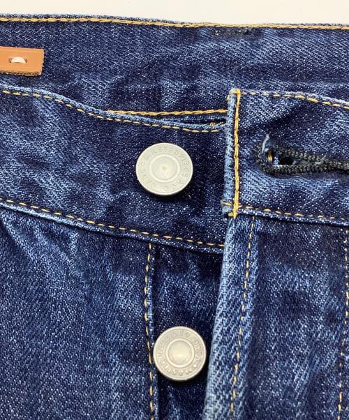 SCYEBASICS（サイベーシックス）SCYEBASICS (サイベーシックス) Selvedge Denim Used Wash Wide Leg Jeans インディゴ サイズ:30の古着・服飾アイテム