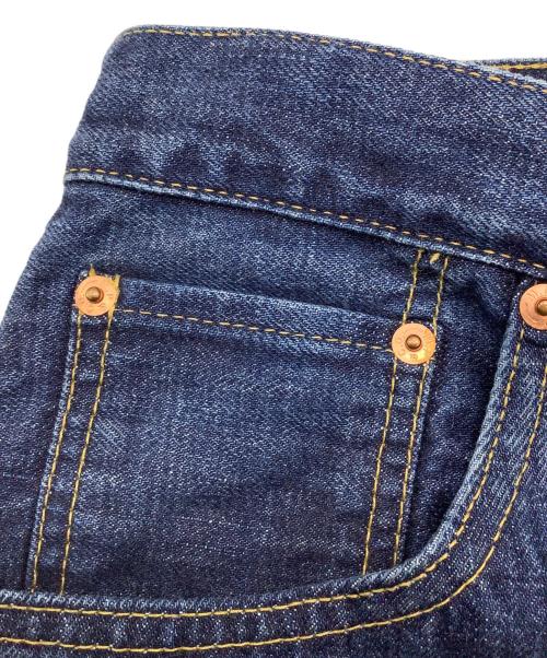 SCYEBASICS（サイベーシックス）SCYEBASICS (サイベーシックス) Selvedge Denim Used Wash Wide Leg Jeans インディゴ サイズ:30の古着・服飾アイテム