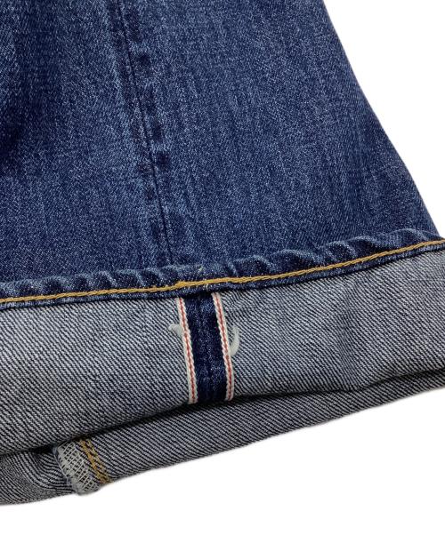 SCYEBASICS（サイベーシックス）SCYEBASICS (サイベーシックス) Selvedge Denim Used Wash Wide Leg Jeans インディゴ サイズ:30の古着・服飾アイテム