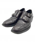 GUCCIグッチ）の古着「モンクストラップシューズ」｜ブラウン