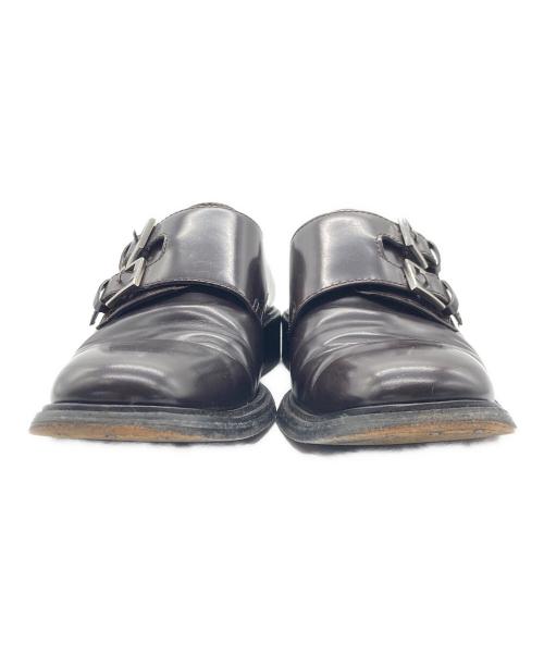 GUCCI（グッチ）GUCCI (グッチ) モンクストラップシューズ ブラウン サイズ:41Eの古着・服飾アイテム