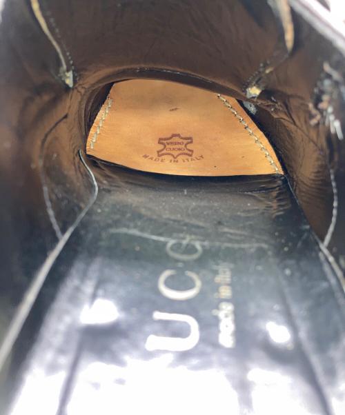 GUCCI（グッチ）GUCCI (グッチ) モンクストラップシューズ ブラウン サイズ:41Eの古着・服飾アイテム