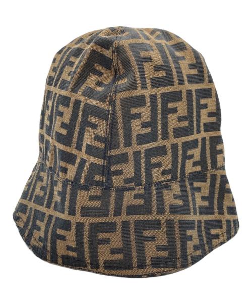 FENDI（フェンディ）FENDI (フェンディ) バケットハット ブラウンの古着・服飾アイテム