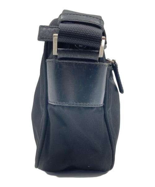 PRADA（プラダ）PRADA (プラダ) ナイロンショルダーバッグ ブラックの古着・服飾アイテム